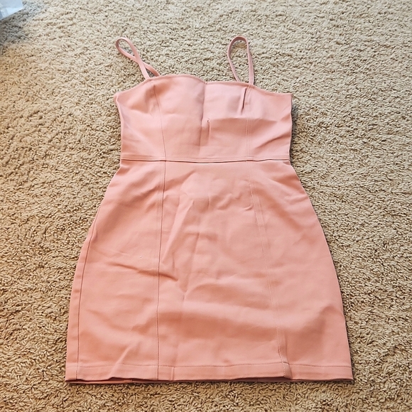 H&M Dresses Hm Light Pink Denim Dress In Size Small Poshmark